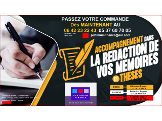 REDACTION PARTIELLE TOTALE THESE & MEMOIRE LICENCE MASTER-DOCTORAT