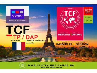 FORMATION PREPARATOIRE INDIVIDIDUEL- GROUPE- TCF France TP-DAP