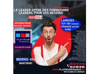 FORMATIONS CONTINUES FINANCE DOUANE - INFORMATIQUE