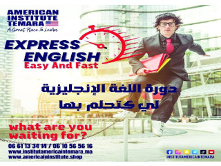 New method English EXPRESS by American Institute Temara learn Fast