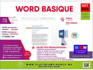 Formation Word Basique