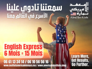 - Formation Anglais Express la plus rapide au Maroc chez Institut Americain Temara