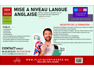 FORMATION CADRE MISE A NIVEAU LANGUE ANGLAISE