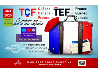 Formation INDIVIDUELLE TCF -TEF (CANADA) TCF -TEF (QUEBEC) TCF -TEF (France)