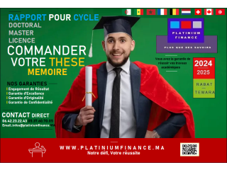 COMMANDER VOTRE MEMOIRE A DISTANCE Licence - Master