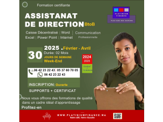 FORMATION OPERATIONNELLE -ASSISTANTE DE DIRECTION BtoB