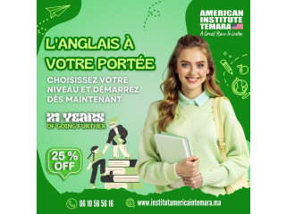 Do you speak English ? Inscription ouverte, places limitées. 25% de réduction !