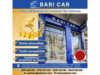 BARI CAR | Agence de location de voitures Casablan